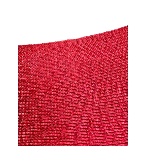 Eileen Fisher 100% Wool Sweater Asymmetrical Lagenlook Oversized M-L  Valentine' - Picture 4 of 7